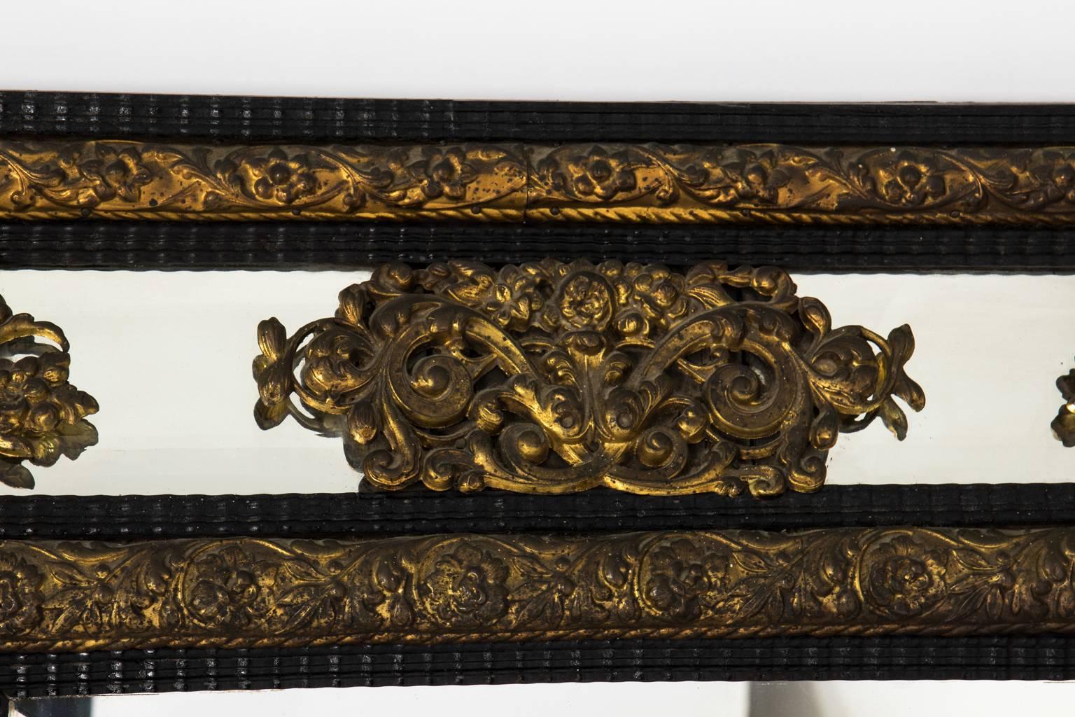 Flemish Repousse Mirror For Sale 7