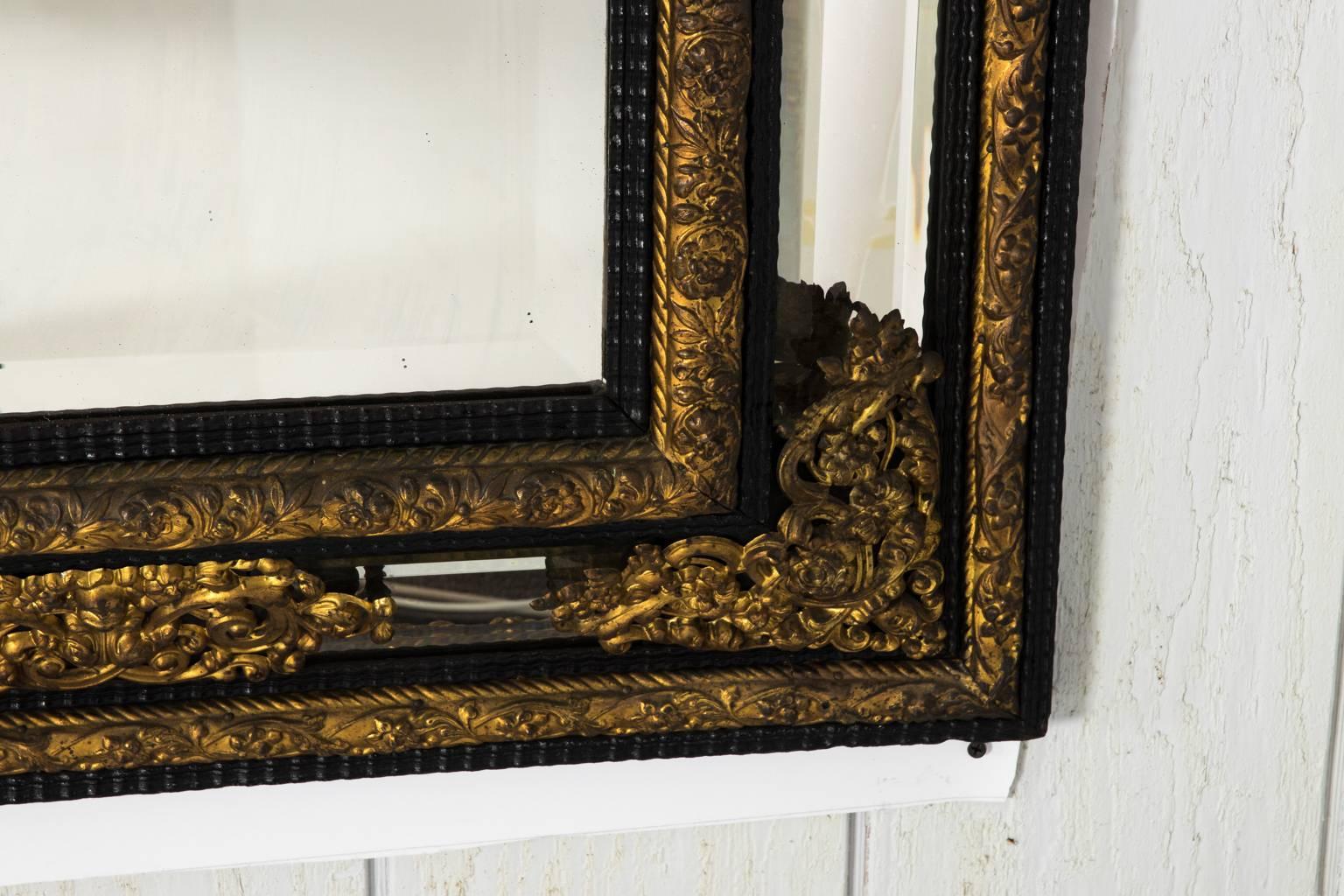 Flemish Repousse Mirror For Sale 9