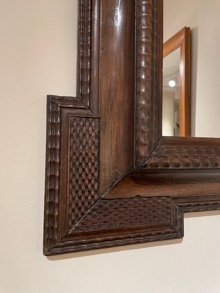 Flemish Ripple Frame Mirror For Sale at 1stDibs