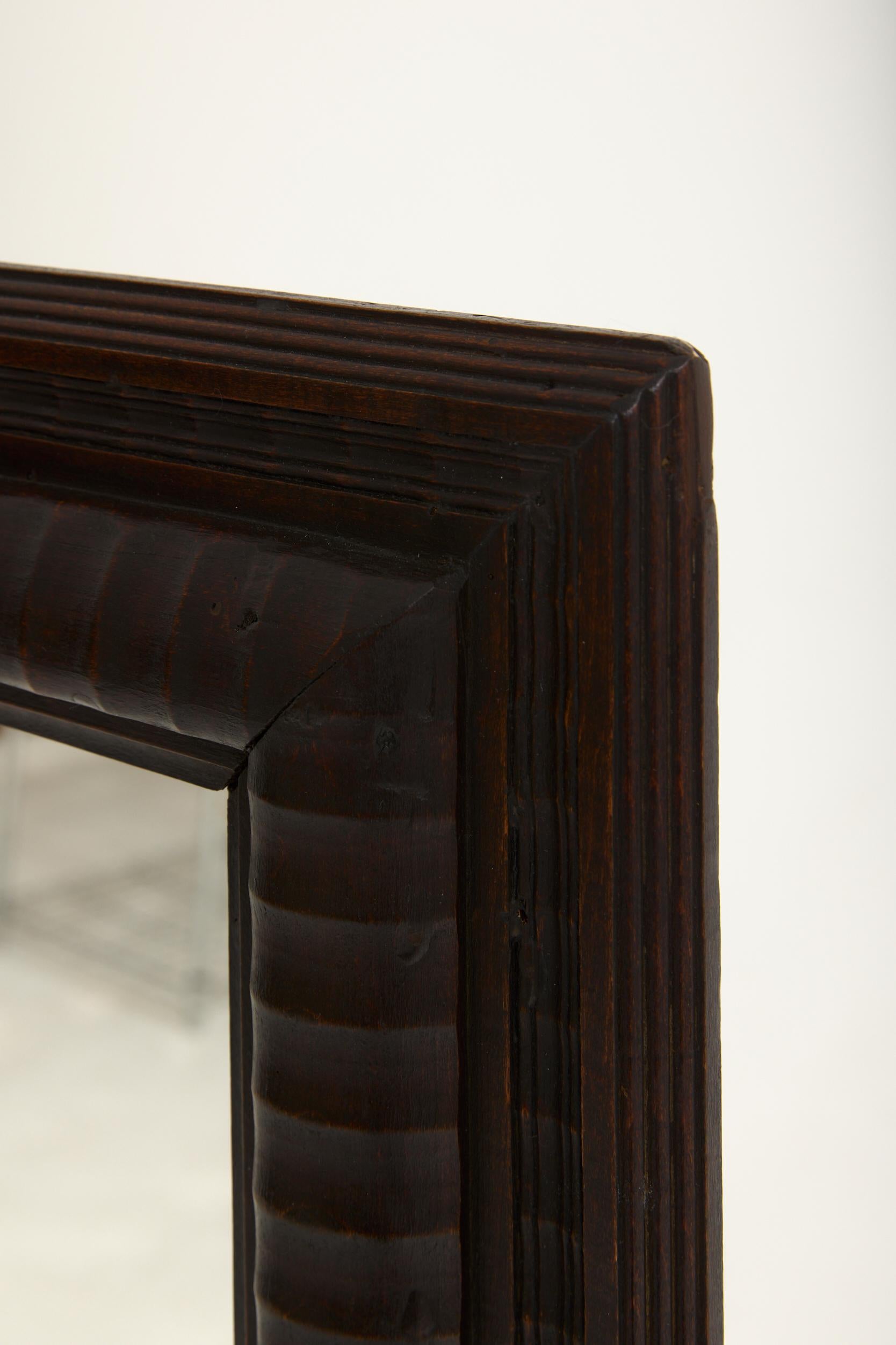 Ébénisé Miroir de style flamand en vente