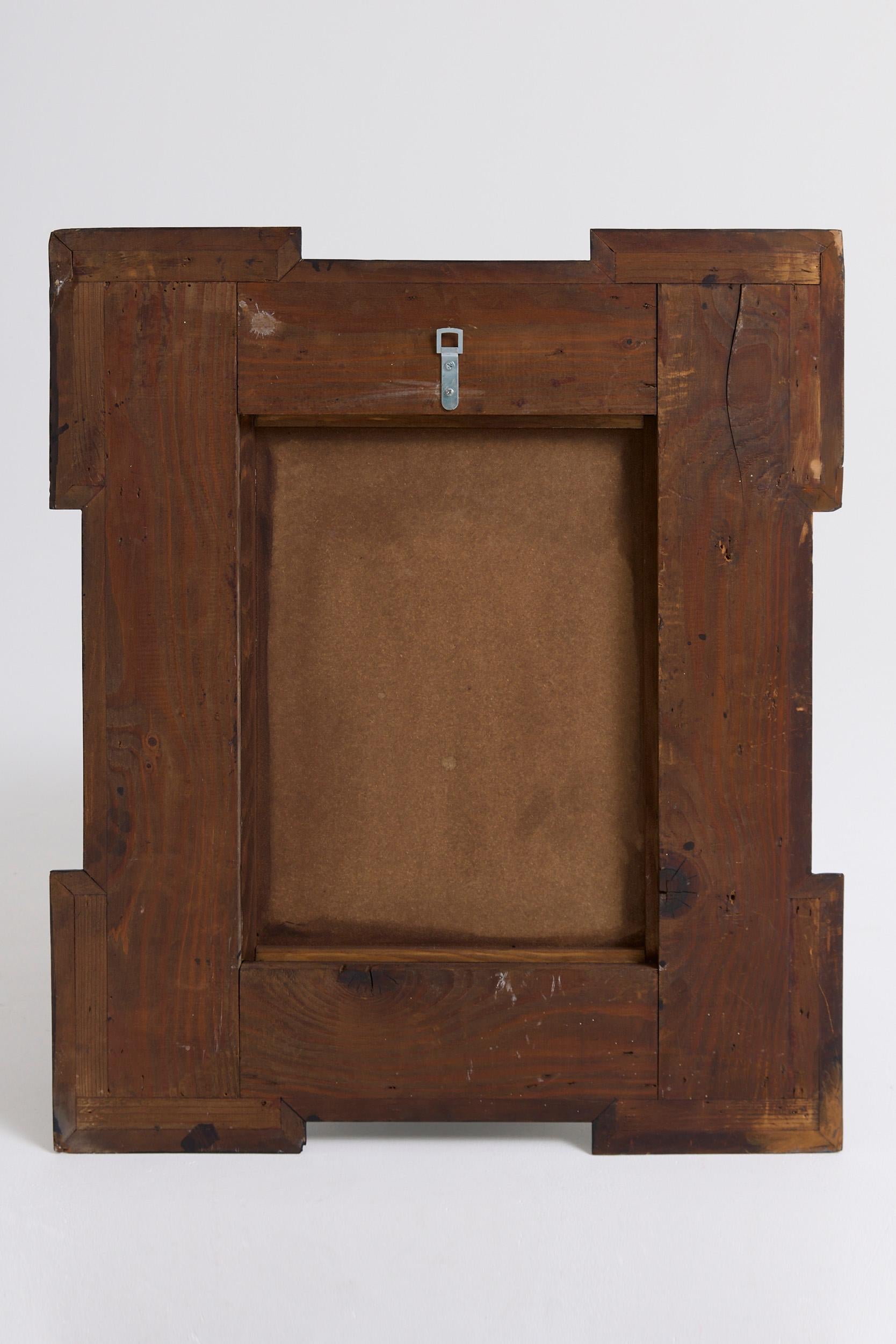 Flemish Style Ripple Frame Mirror For Sale 5