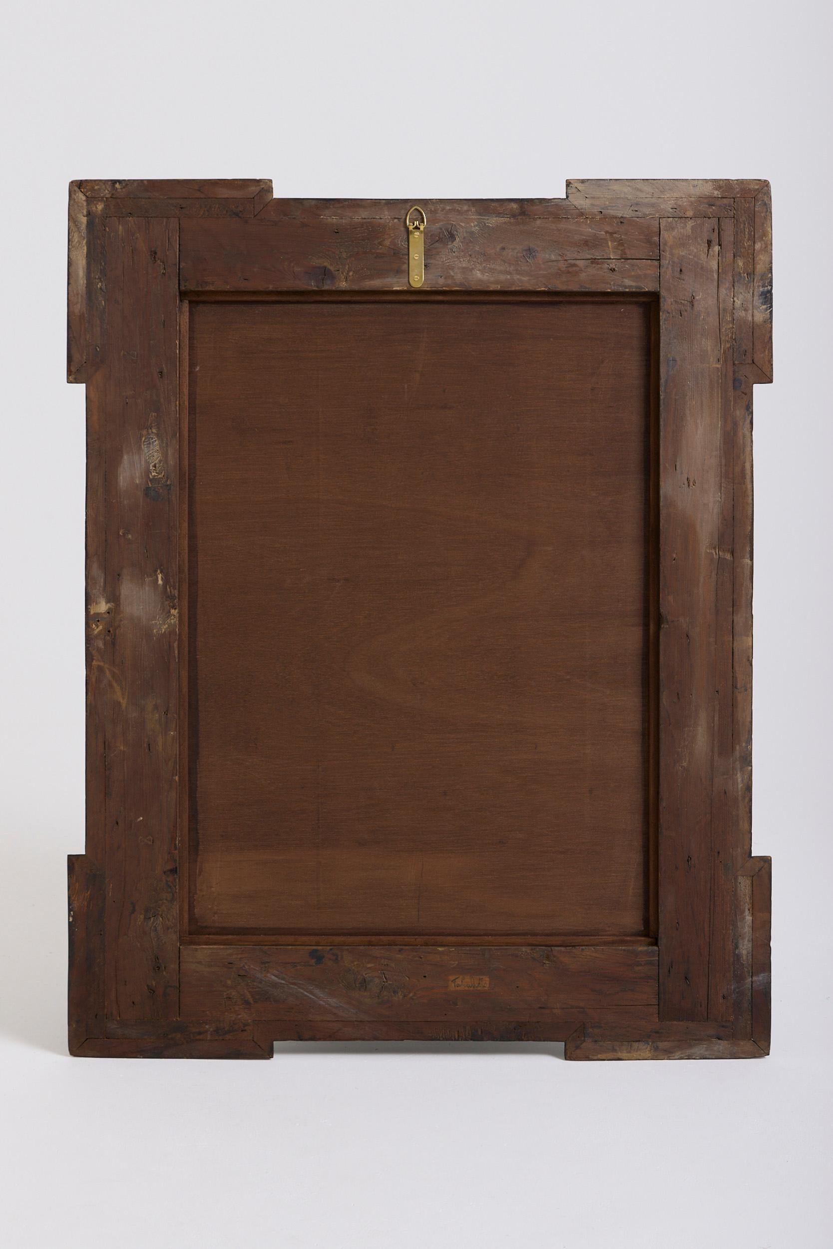 Flemish Style Ripple Frame Mirror For Sale 6