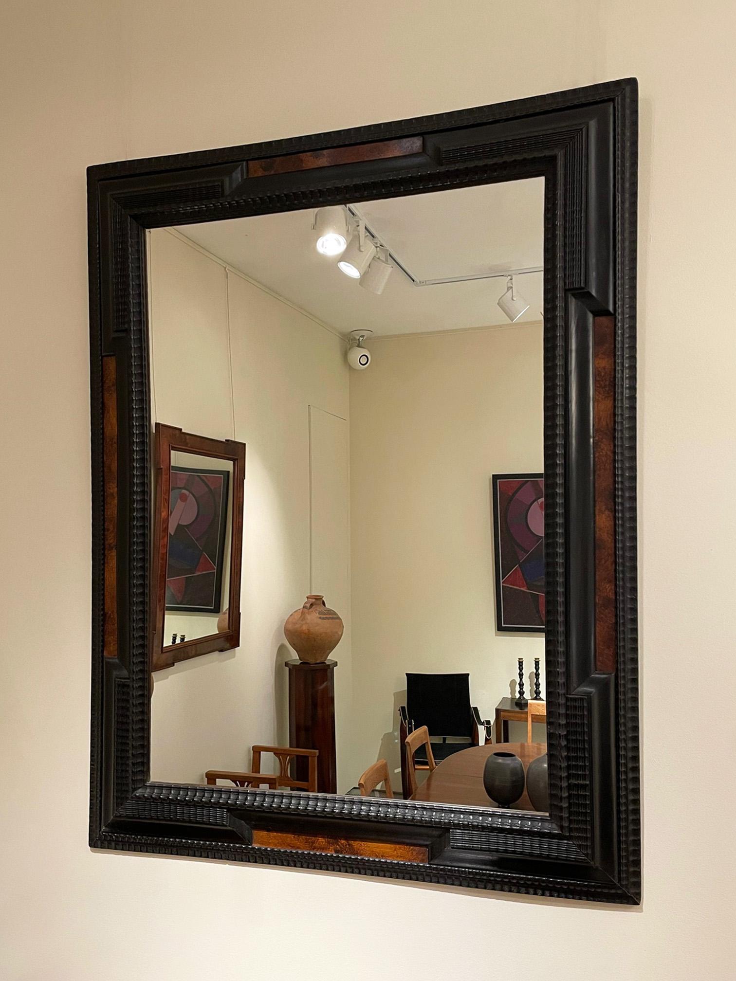 Baroque Flemish Style Ripple Frame Mirror