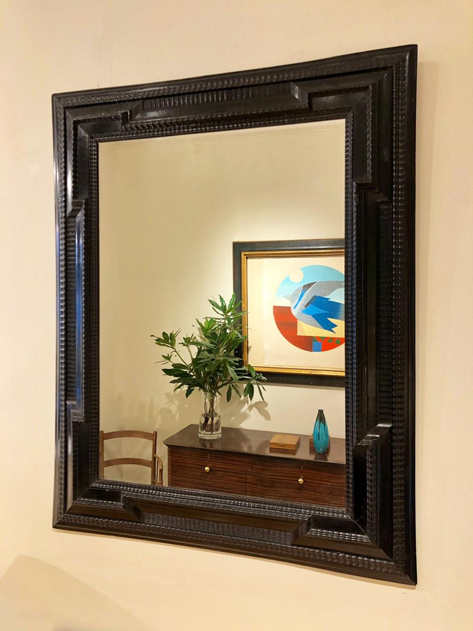 Italian Flemish Style Ripple Frame Mirror