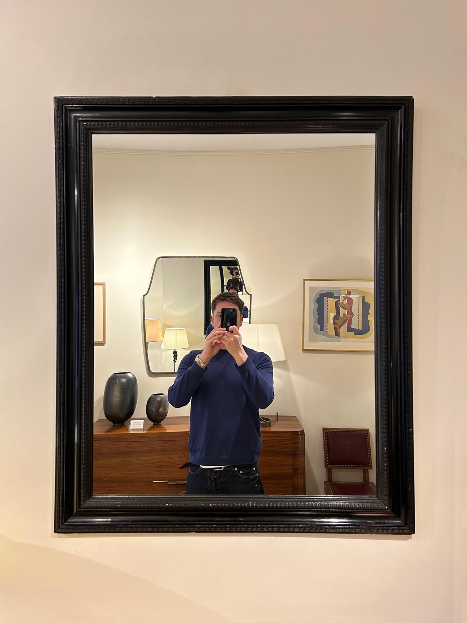 Italian Flemish Style Ripple Frame Mirror