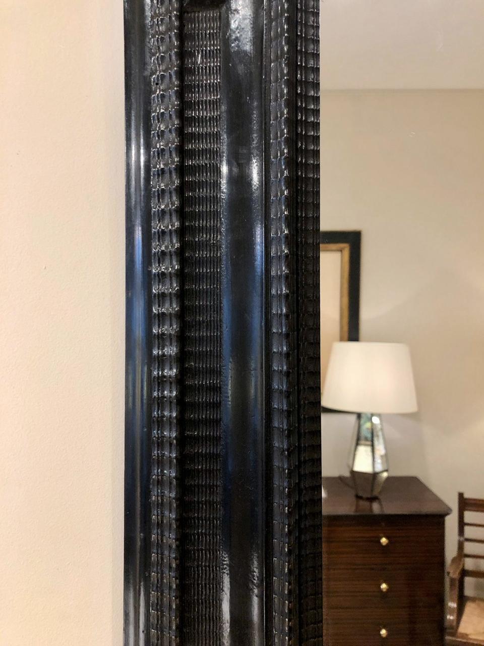 Flemish Style Ripple Frame Mirror In Good Condition In London, GB