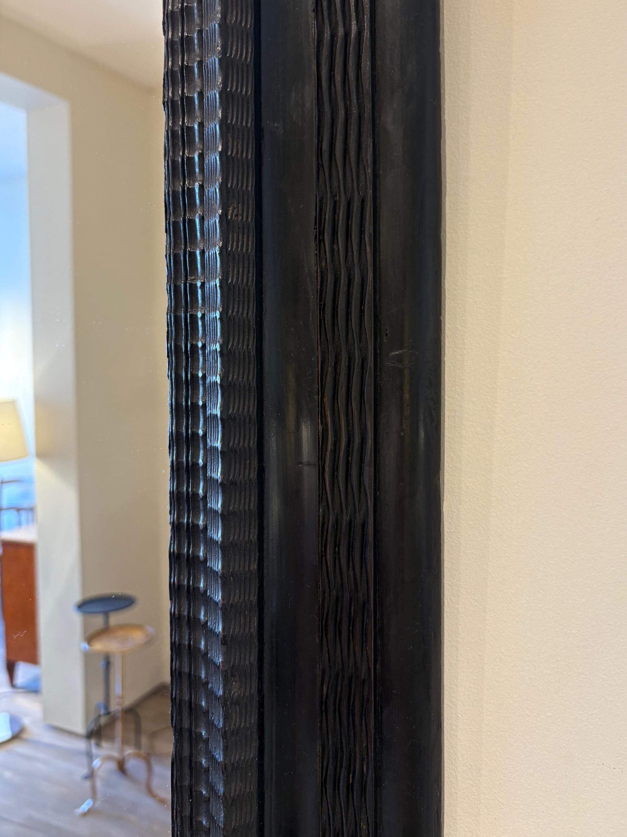 Flemish Style Ripple Frame Mirror For Sale 2