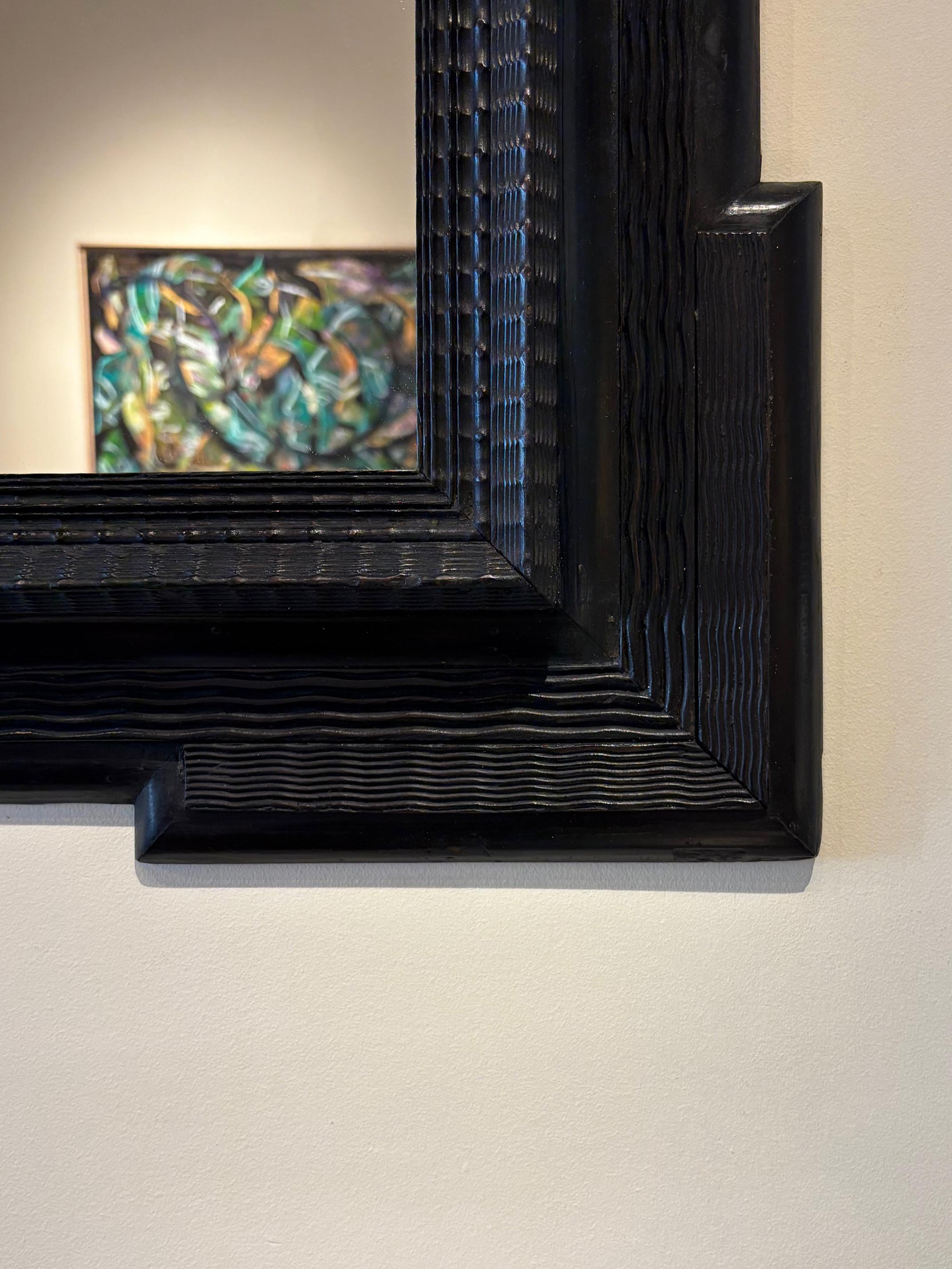 Flemish Style Ripple Frame Mirror For Sale 3
