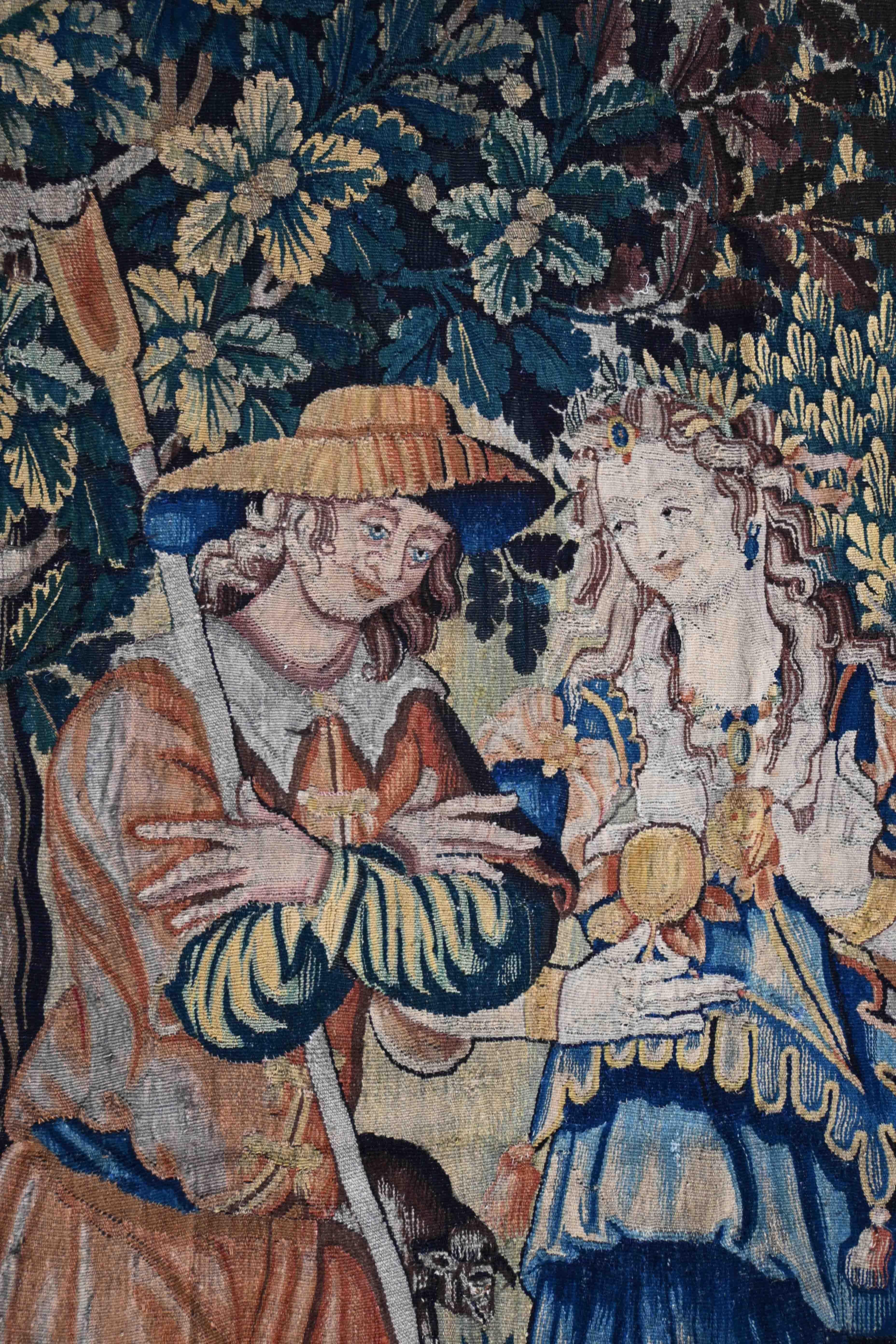 Tapisserie flamande du XVIIe siècle - Le jugement de Pâris - n° 1618 en vente 2