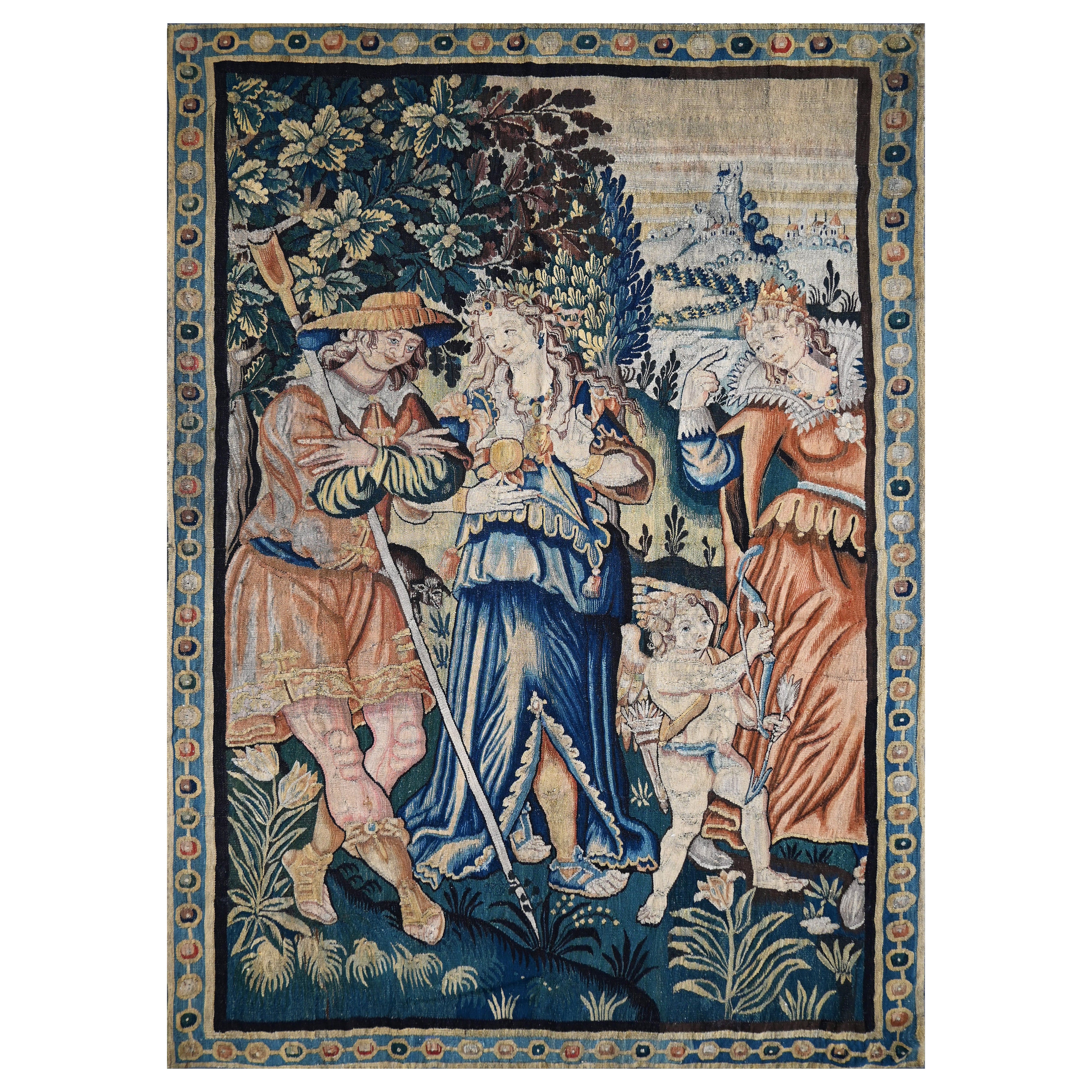 Flemish Tapestry 17th century – The Judgment of Paris - No. 1618