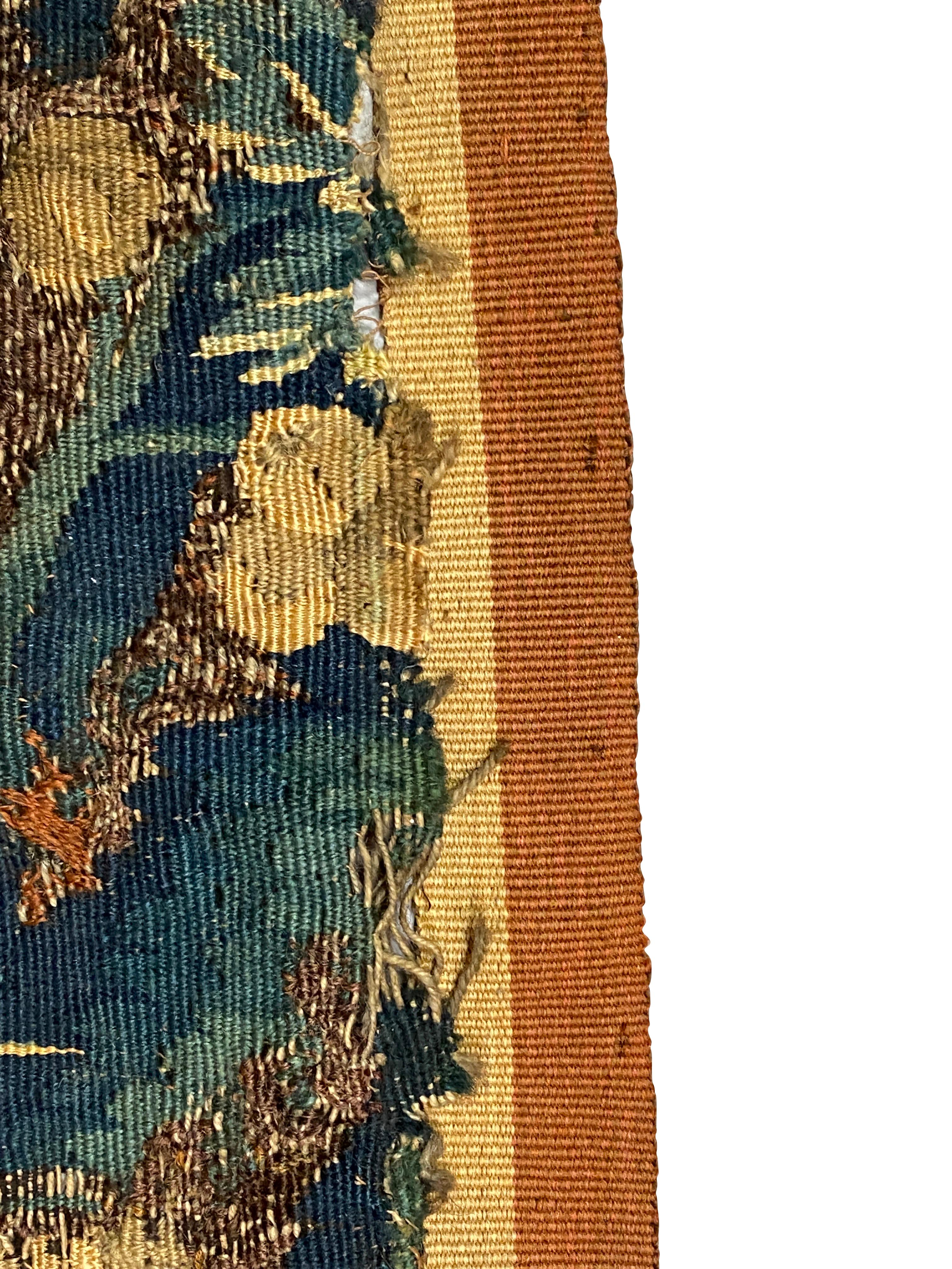 Baroque Flemish Tapestry Fragment