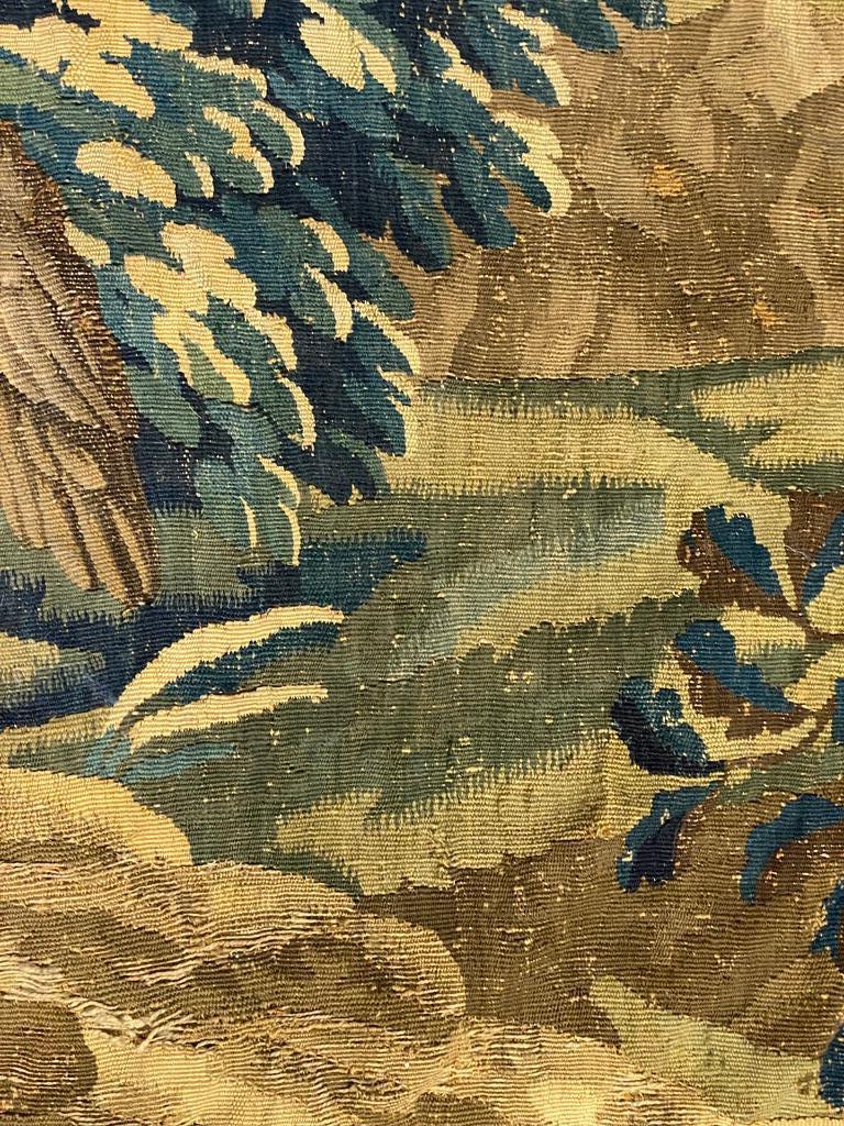 French Flemish Tapestry Fragment For Sale