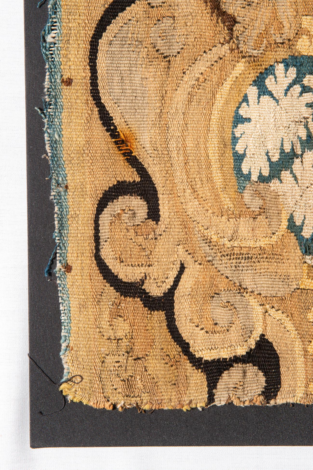 Belgian Flemish Tapestry Fragment For Sale
