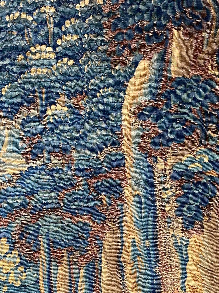 Wool Flemish Tapestry Fragment