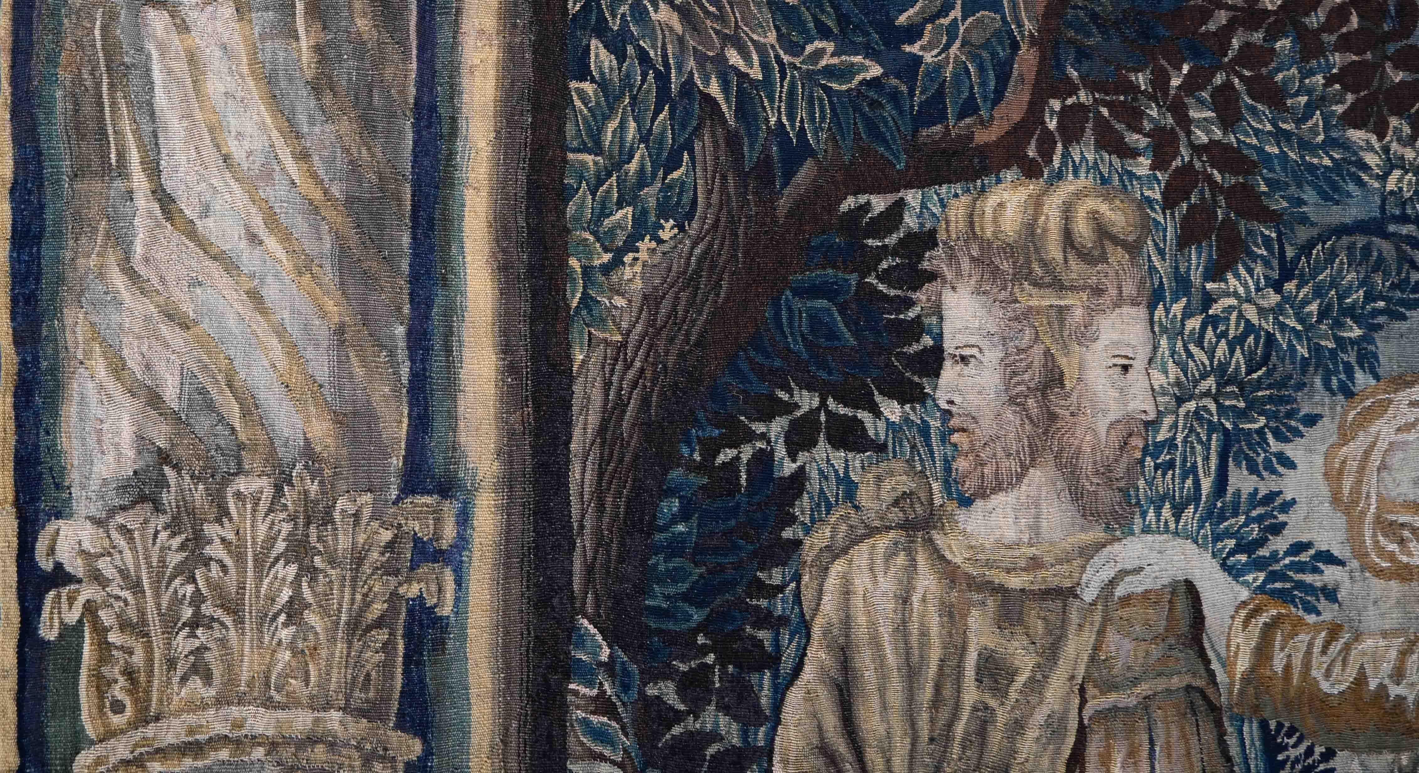 Flemish Tapestry - Mitte des 17. Jahrhunderts - Geschichte der Hohen Götter - N° 1354 im Angebot 2