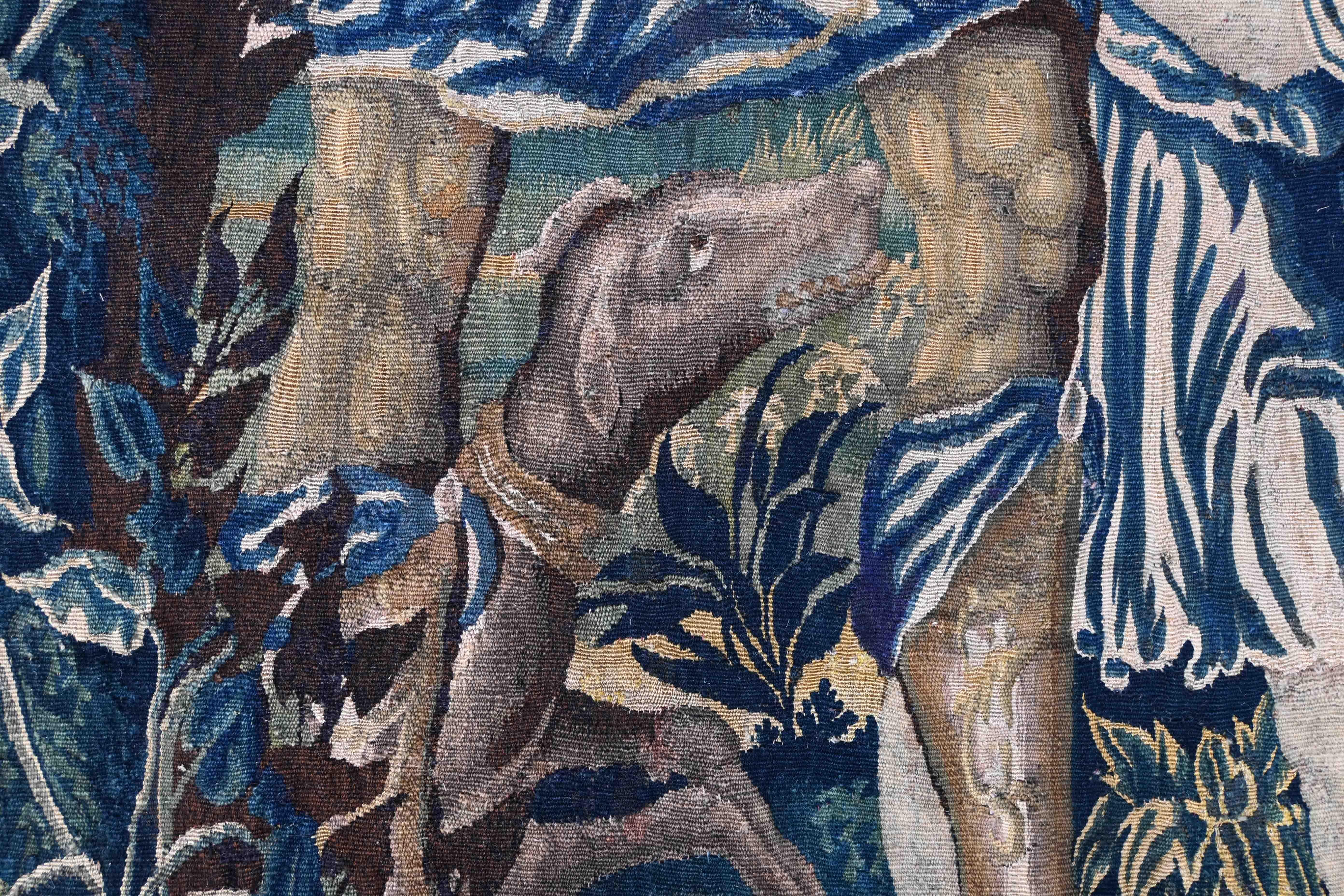 Flemish Tapestry - Mitte des 17. Jahrhunderts - Geschichte der Hohen Götter - N° 1354 (Mitte 17. Jahrhundert) im Angebot