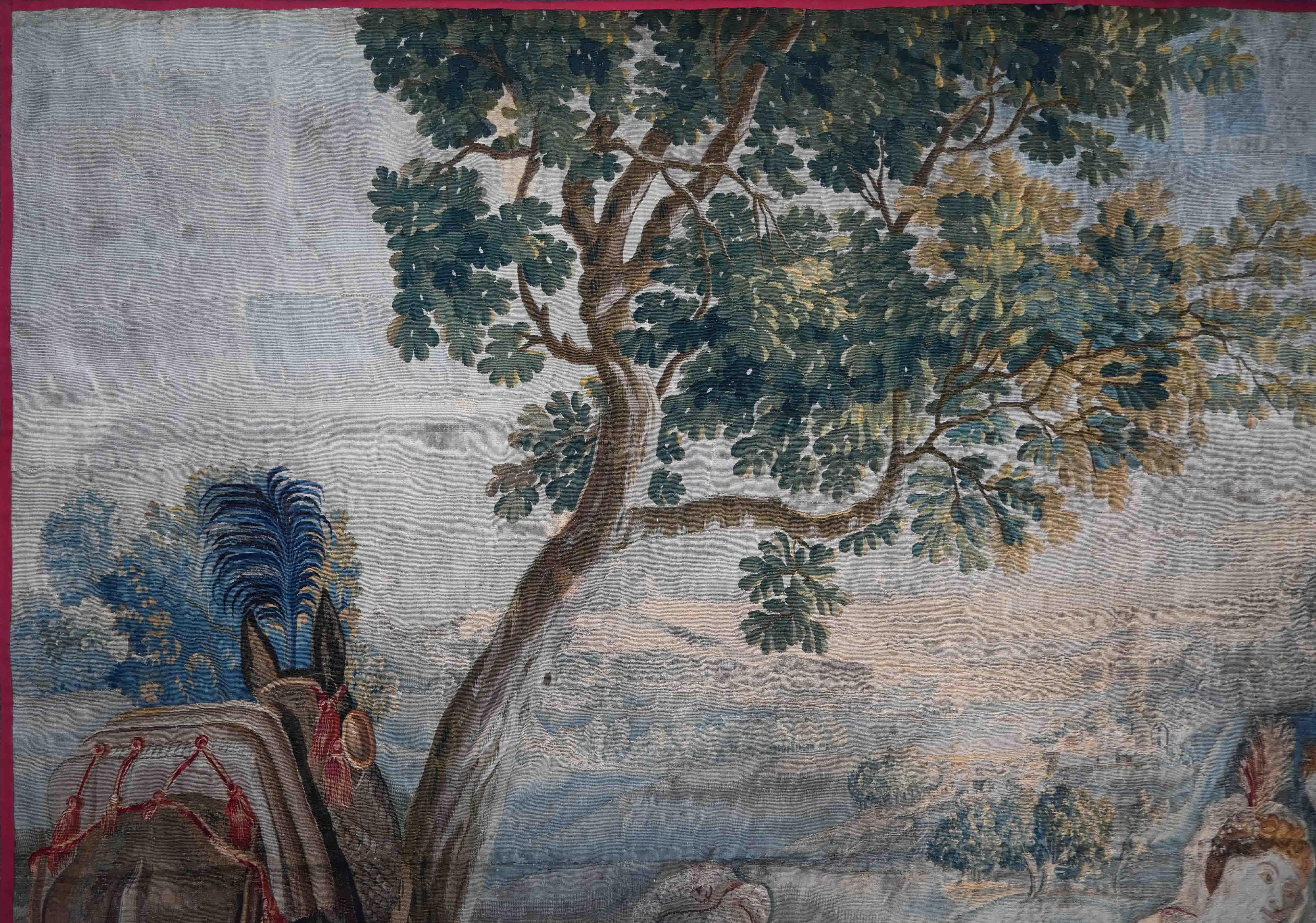 Flämische Tapisserie Werkstatt De La Veuve De Guillaume Werniers, CIRCA 1750 - N 1489 im Zustand „Hervorragend“ im Angebot in Paris, FR
