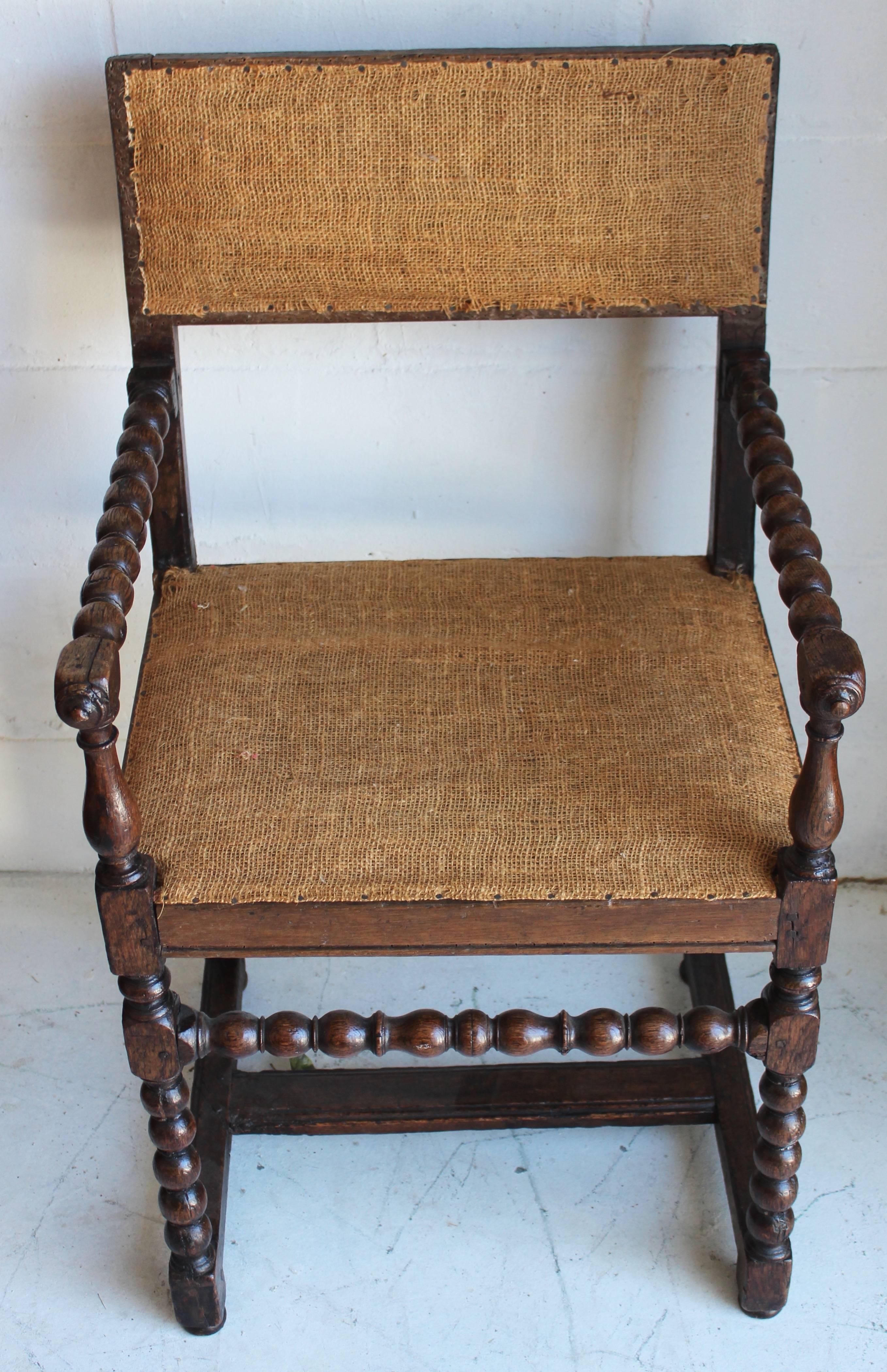 Flemish Turned Wood Armchair 6
