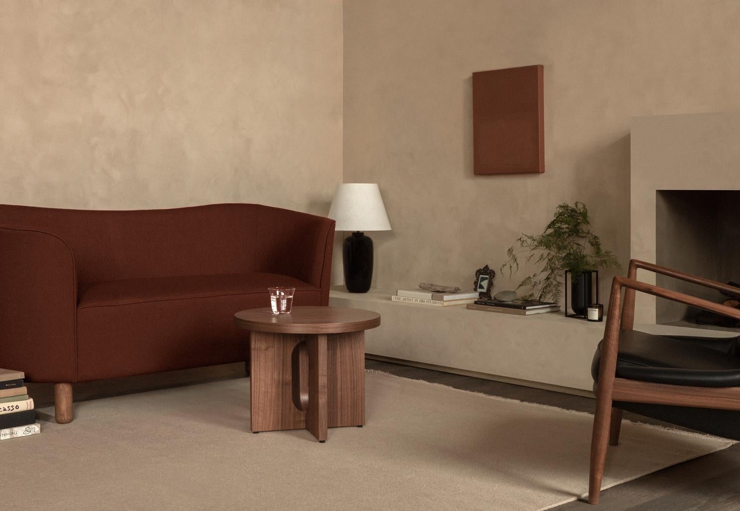 Flemming Lassen Mingle Sofa Moonlight Schafsfell Dunkel gebeizte Eiche für Audo, Flemming (Dänisch) im Angebot