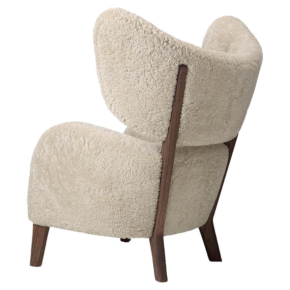 Flemming Lassen My Own Loungesessel aus Schafsleder und Mondlicht aus Nussbaumholz für Audo (Moderne) im Angebot