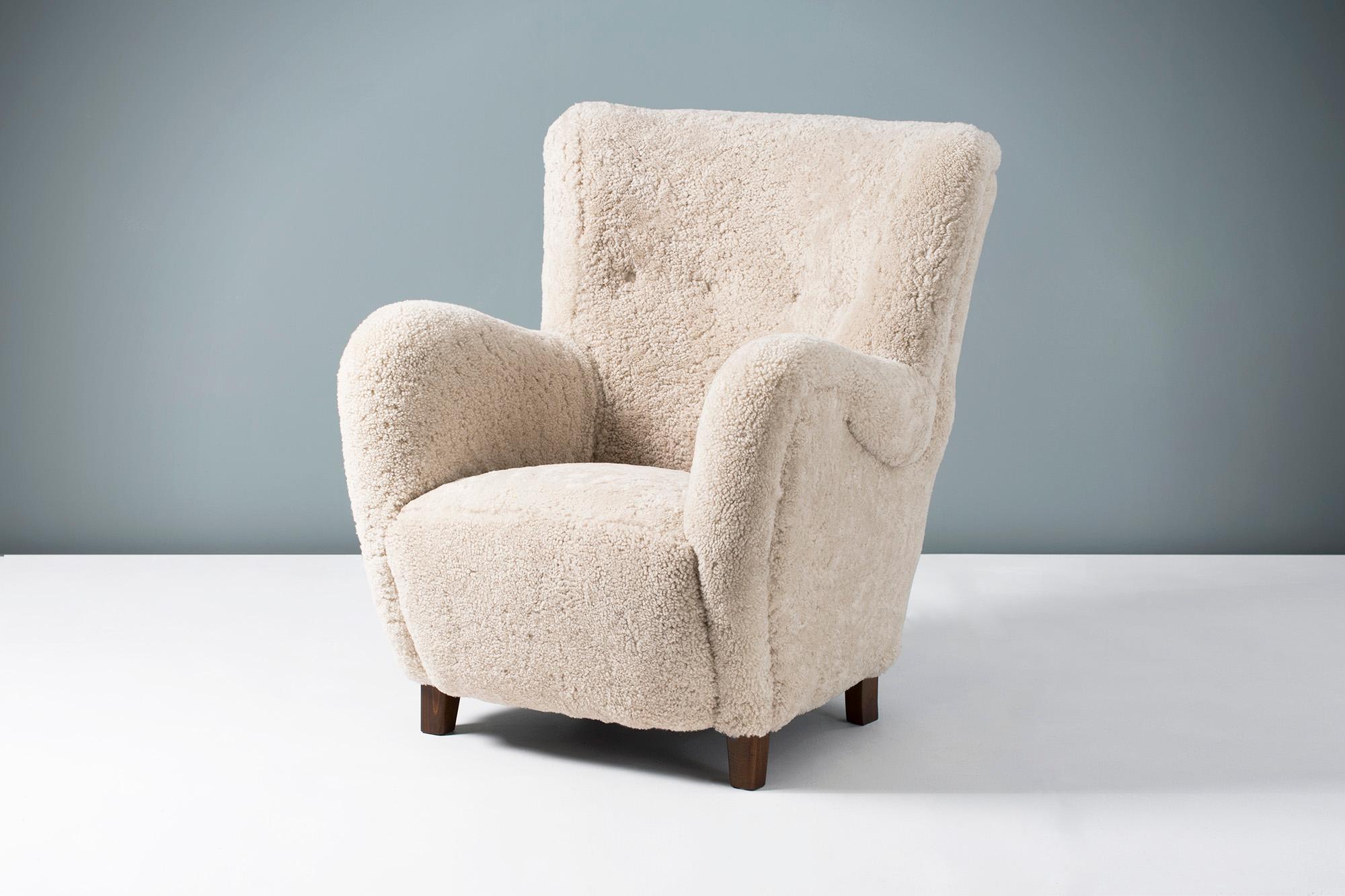 sheep skin chair