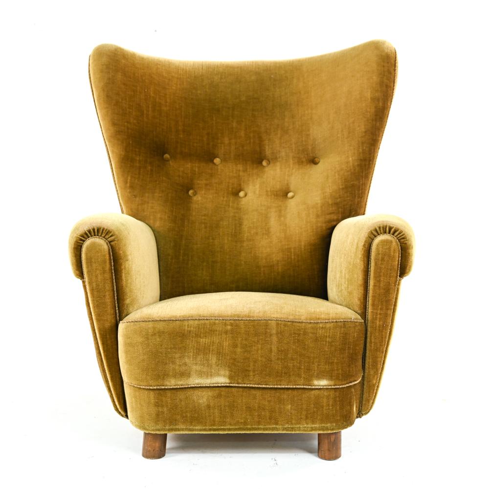 Flemming Lassen Style Highback Lounge Chair 2