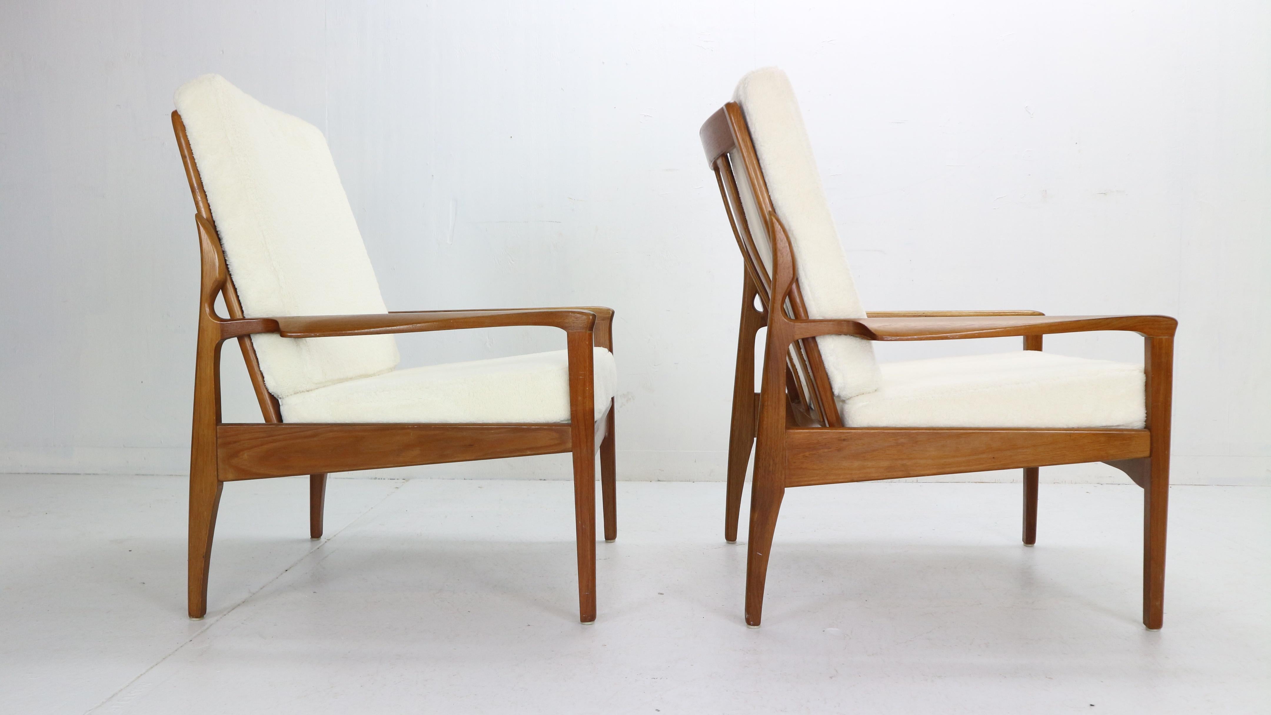 Fler Narvik Set of 2 Armchairs Designed by Fred Lowen, 1960s In Good Condition In The Hague, NL