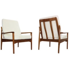 Retro Fler Narvik Set of 2 Armchairs Designed by Fred Lowen, 1960s