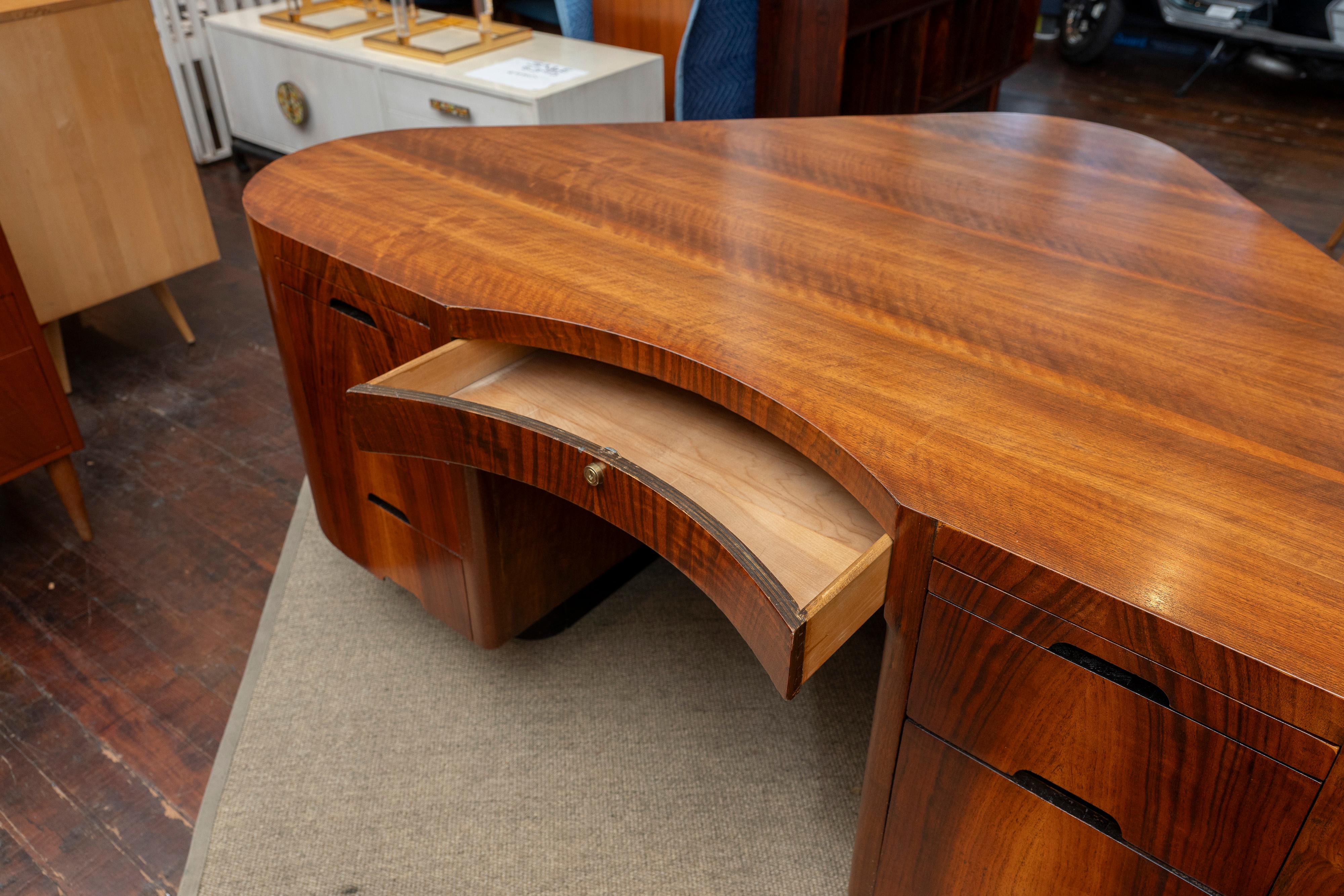 Americano Scrivania Fletcher Aviation Disegnata da Frank Fletcher per Hughes Aircraft in vendita