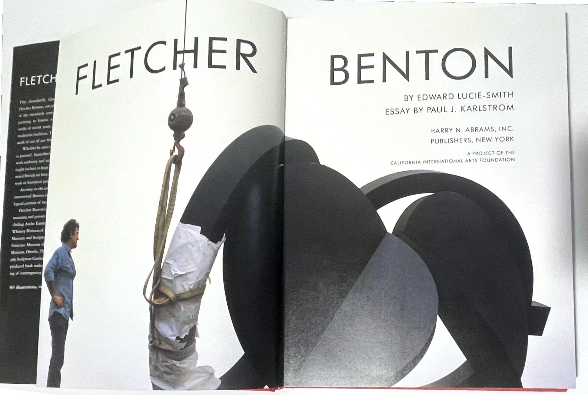Large hardback monograph (inscribed and hand signed twice by Fletcher Benton) For Sale 7