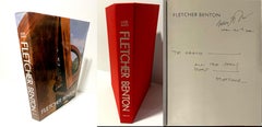 Used Large hardback monograph (inscribed and hand signed twice by Fletcher Benton)