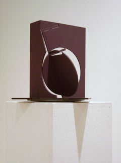 Fletcher Benton, Folded Square Alphabet F (ed 3 of 3), 2006, painted steel