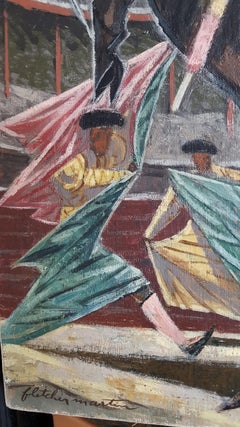 Arabesque con toro - Lotta tra tori  - Metà secolo