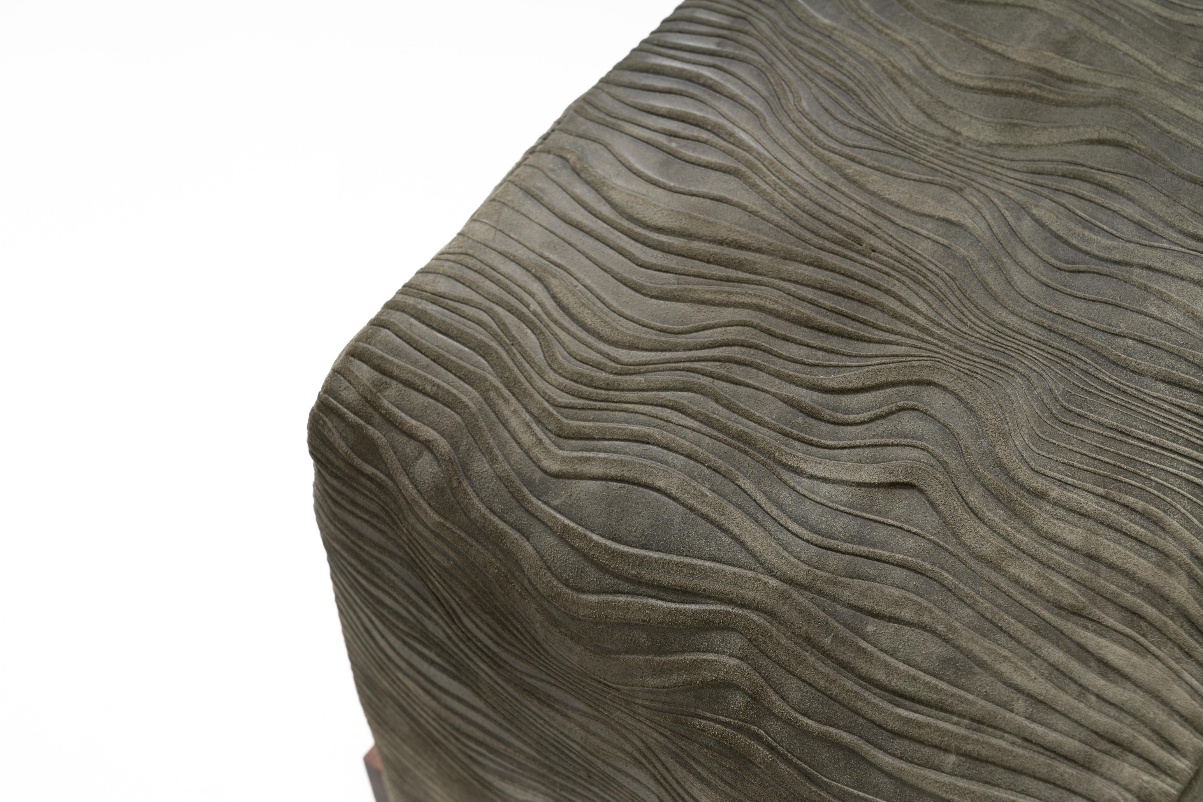 Walnut Fletcher Stool For Sale