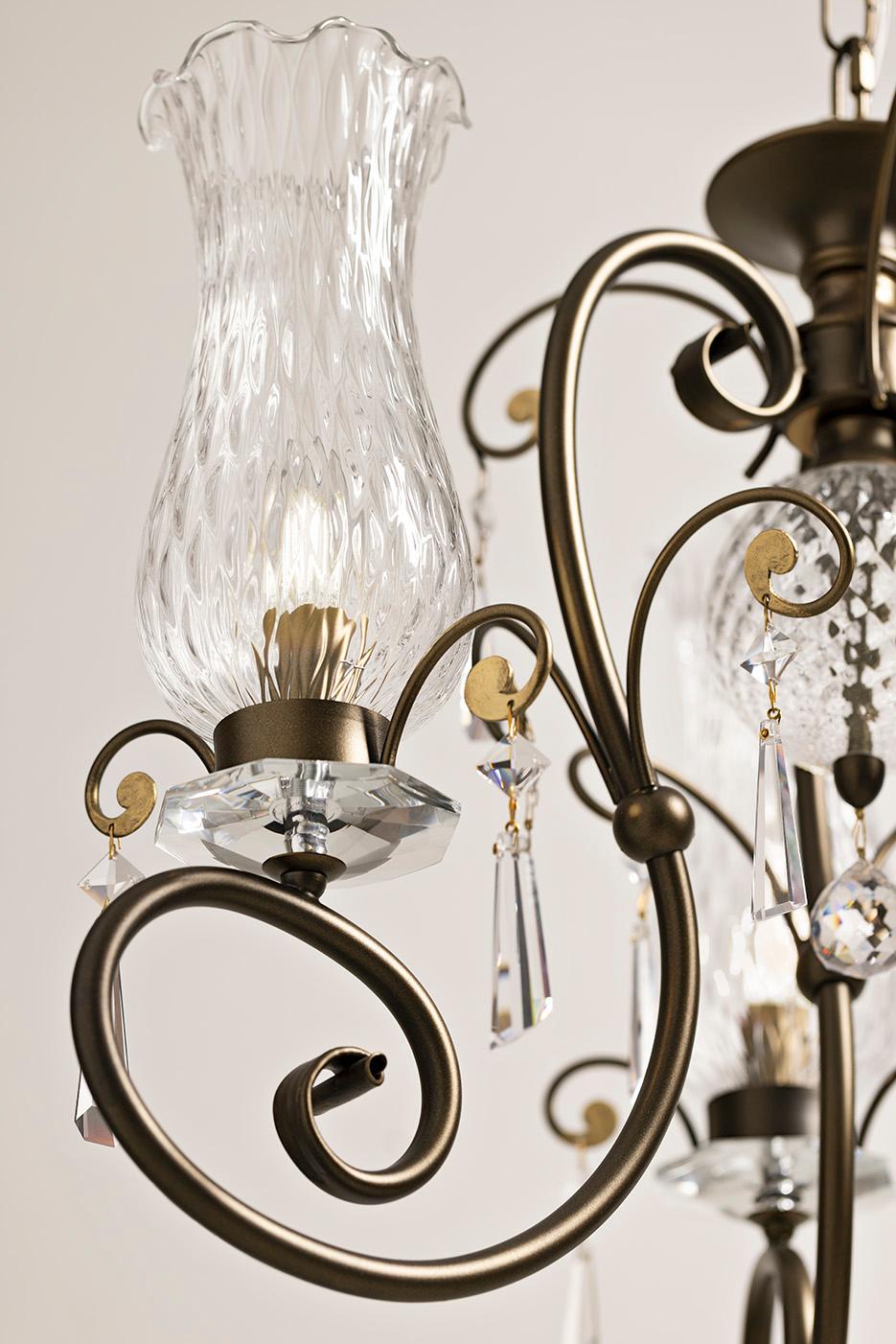 Postmoderno Lampada a sospensione Fleur Anfora 3 di MM Lampadari in vendita
