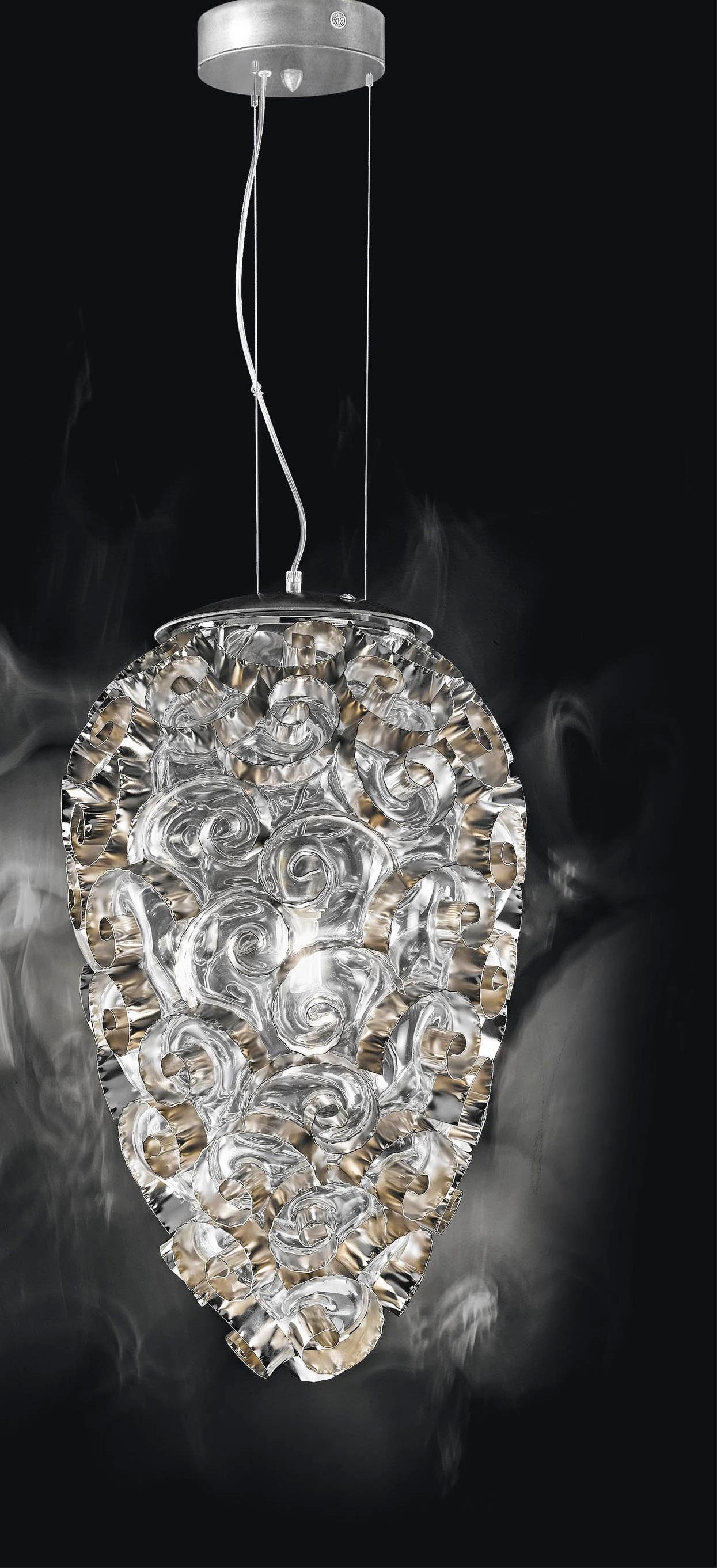 Italiano Lampada a sospensione soffiata Fleur di MM Lampadari in vendita