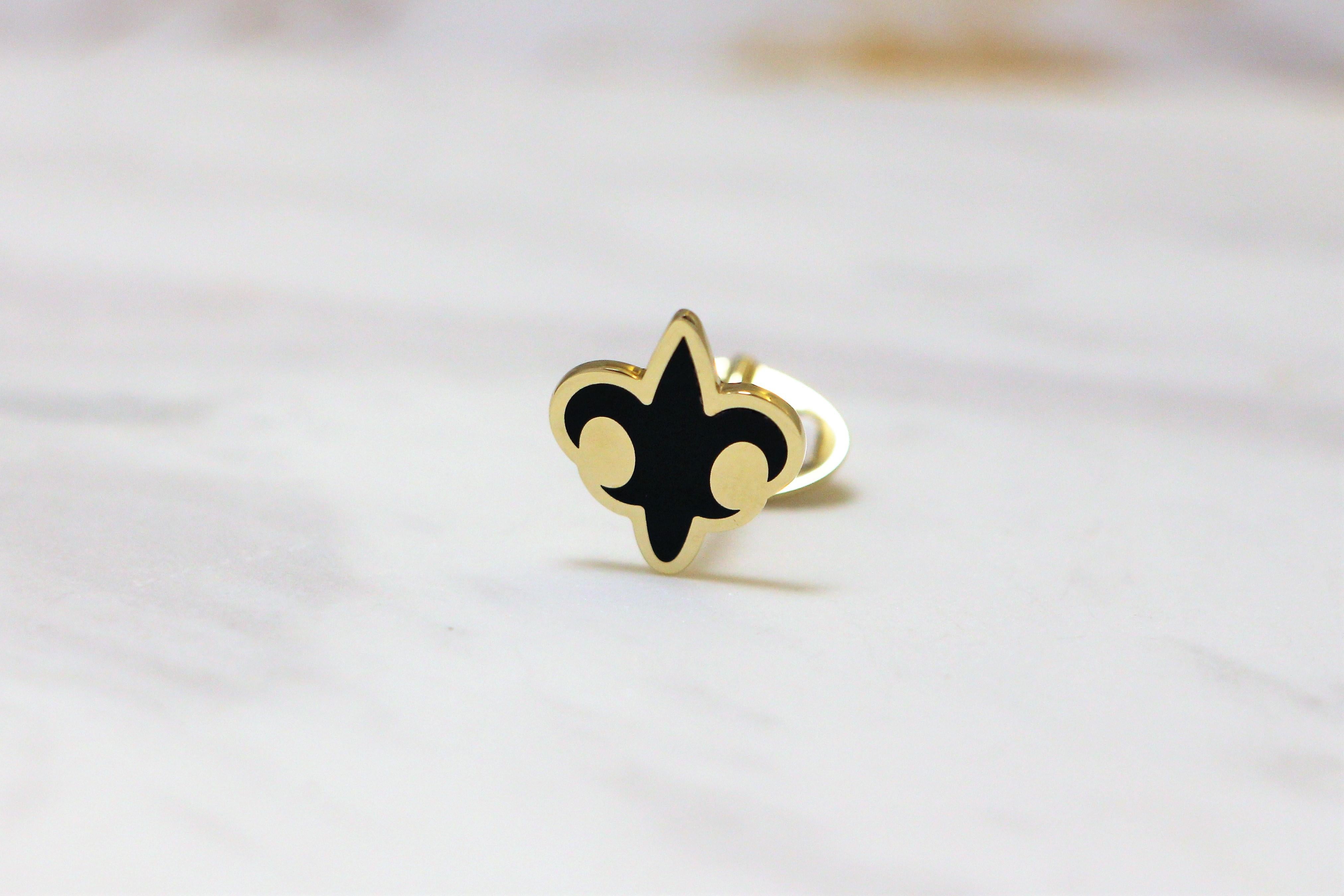 fleur de lis cufflinks new orleans