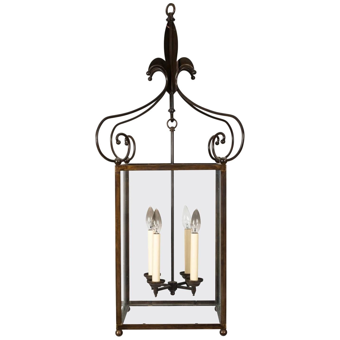 Fleur de Lis Exterior Lantern