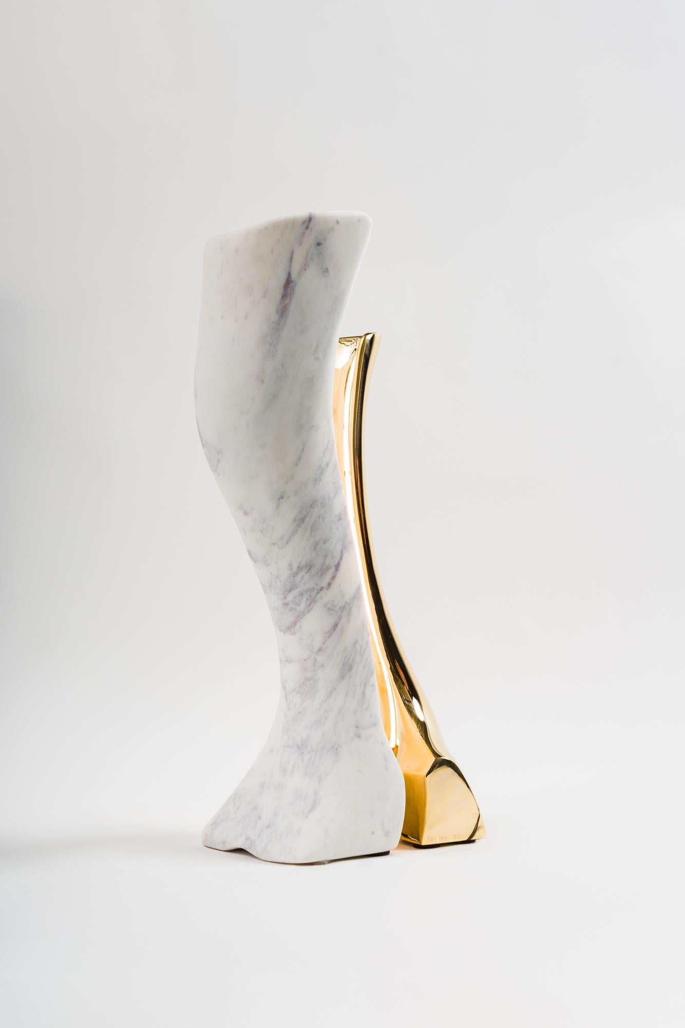 Fleur-de-Lis-Tischlampe III, 2022 (Bronze) im Angebot