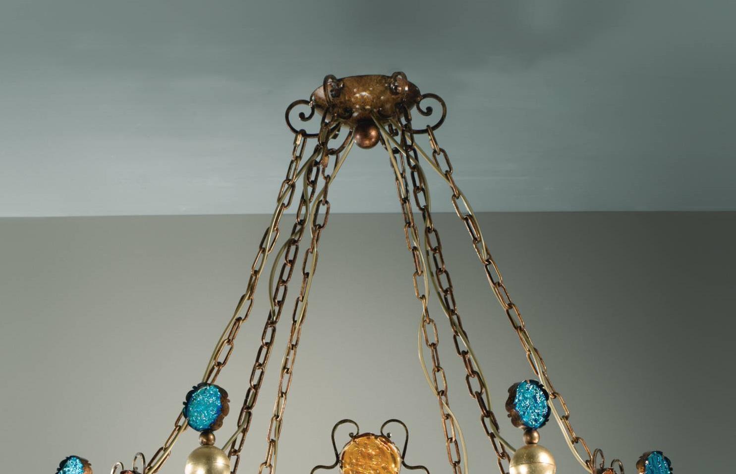 Italiano Lampada a sospensione Fleur Deco di MM Lampadari in vendita
