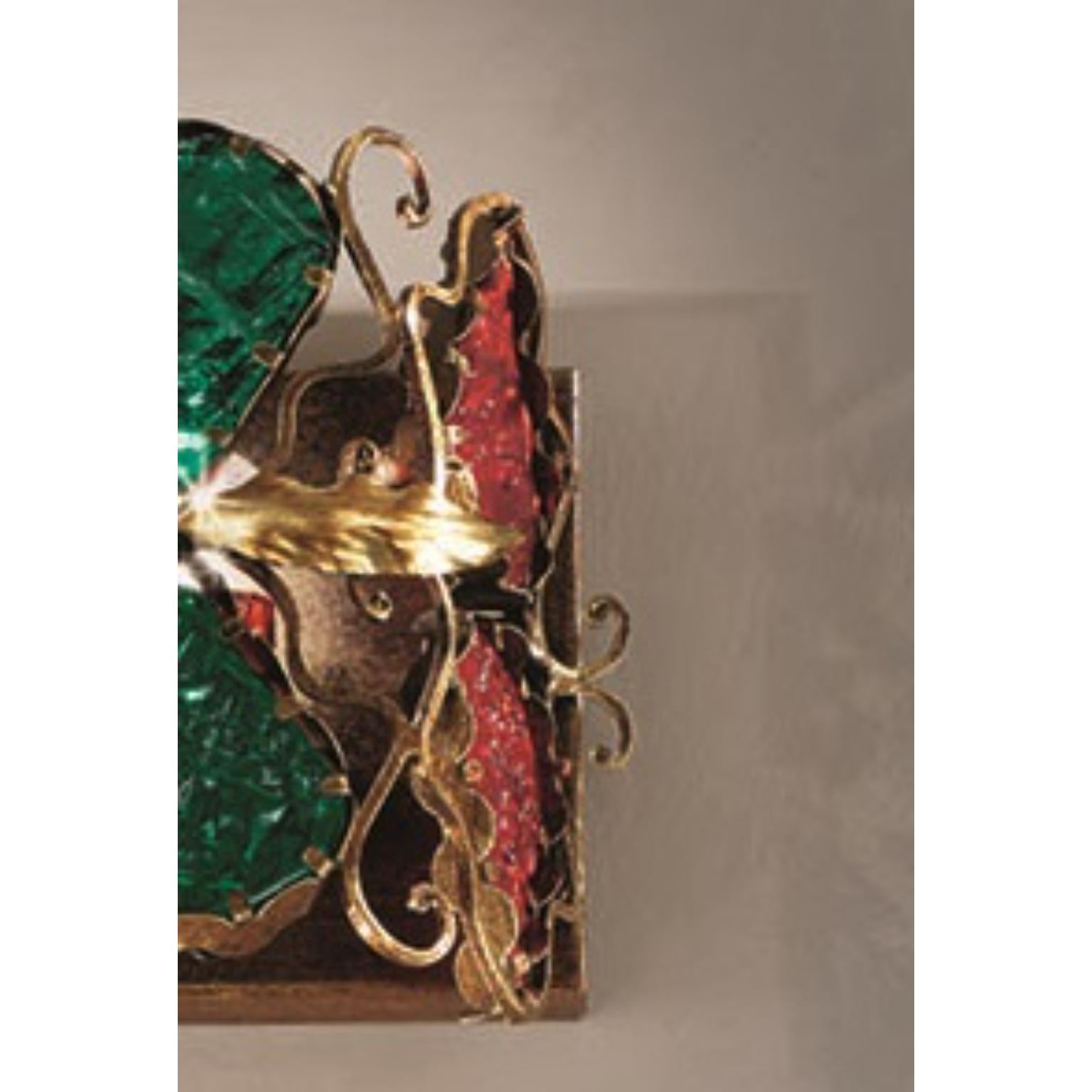Lámpara de pared Fleur Deco de MM Lampadari Italiano en venta