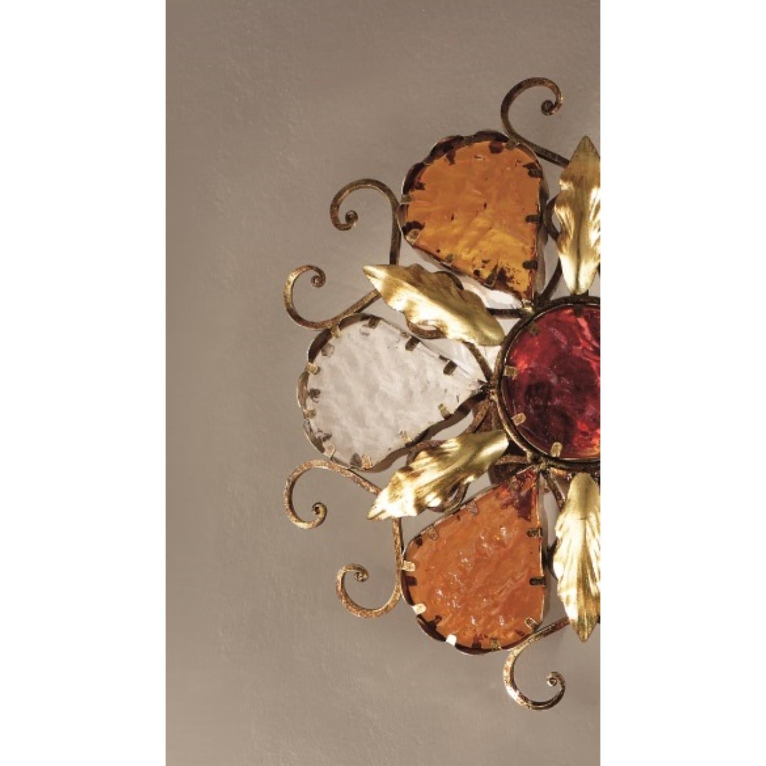 Lámpara de pared Fleur Deco de MM Lampadari Italiano en venta