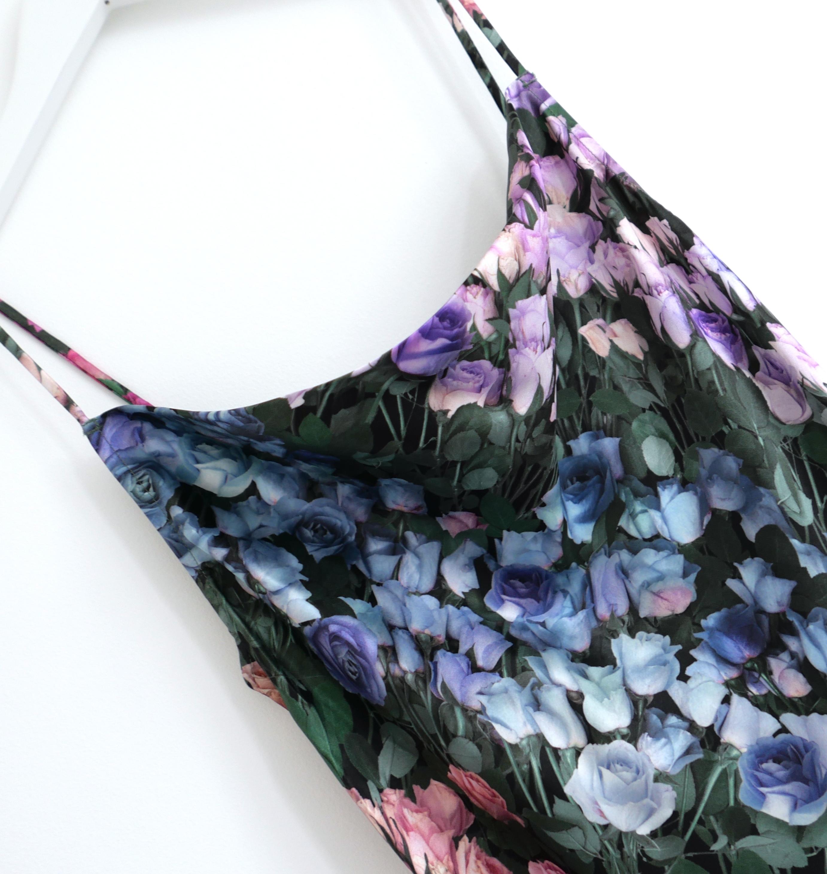 Fleur Du Mal - Vestito con scollo a cappuccio - Seta a righe rosa In condizioni Nuovo in vendita a London, GB