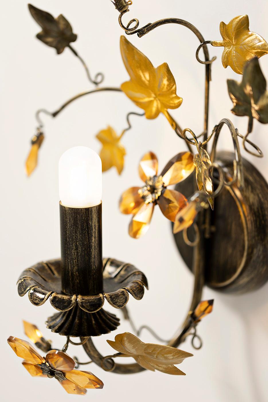 Lámpara de pared Fleur Edera de MM Lampadari Posmoderno en venta