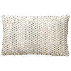 Oreiller lombaire en broderie Fleur