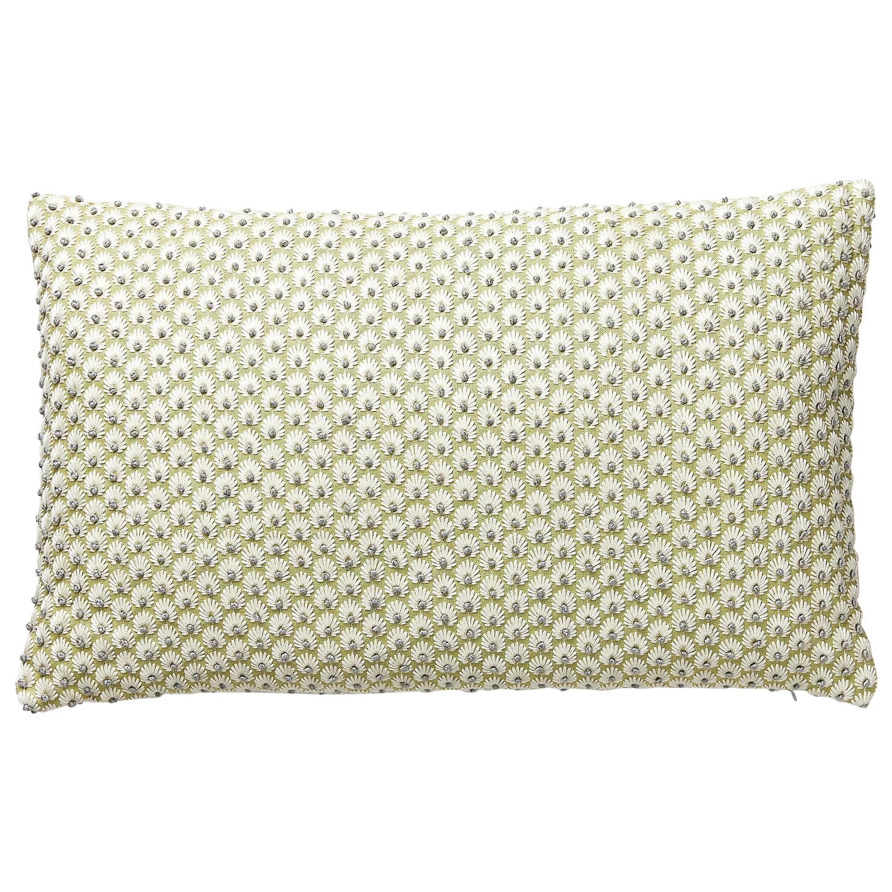 Cojín Lumbar Bordado Fleur