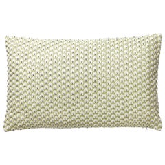 Oreiller lombaire en broderie Fleur
