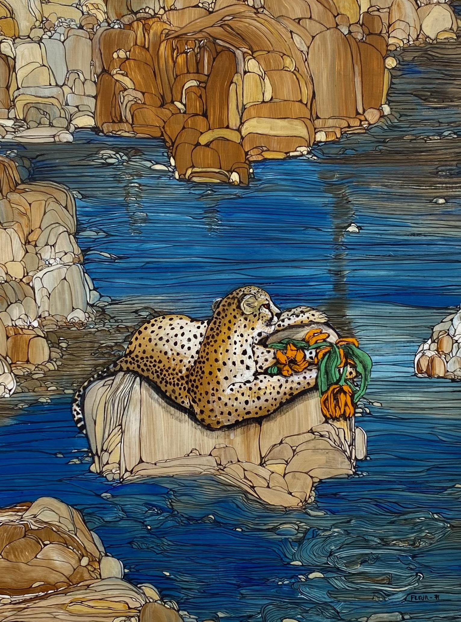 Neben ihrer Tätigkeit als Künstlerin war Fleur Cowles auch eine Gesellschaftsdame, Schriftstellerin, Diplomatin und Moderedakteurin. Sie war die Gründerin der einflussreichen, aber kurzlebigen Zeitschrift Flair im Jahr 1950, die für ihr kühnes