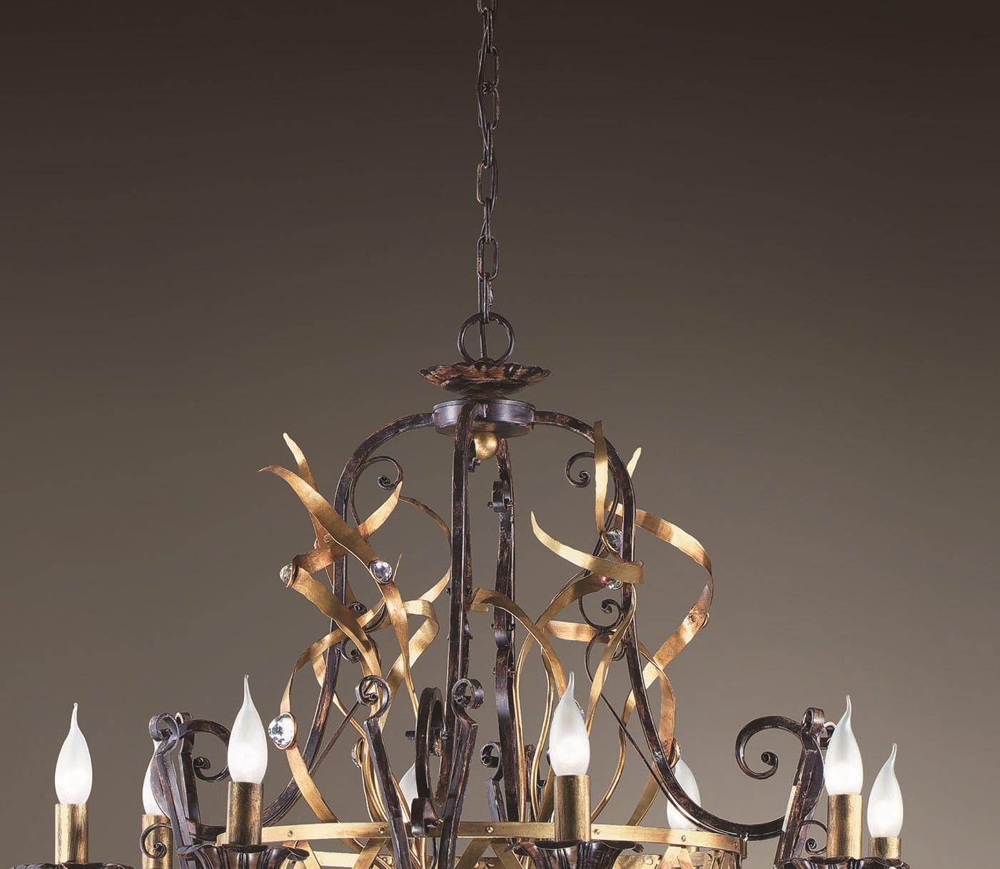 Lámpara Fleur Fiamme 8 de MM Lampadari Posmoderno en venta