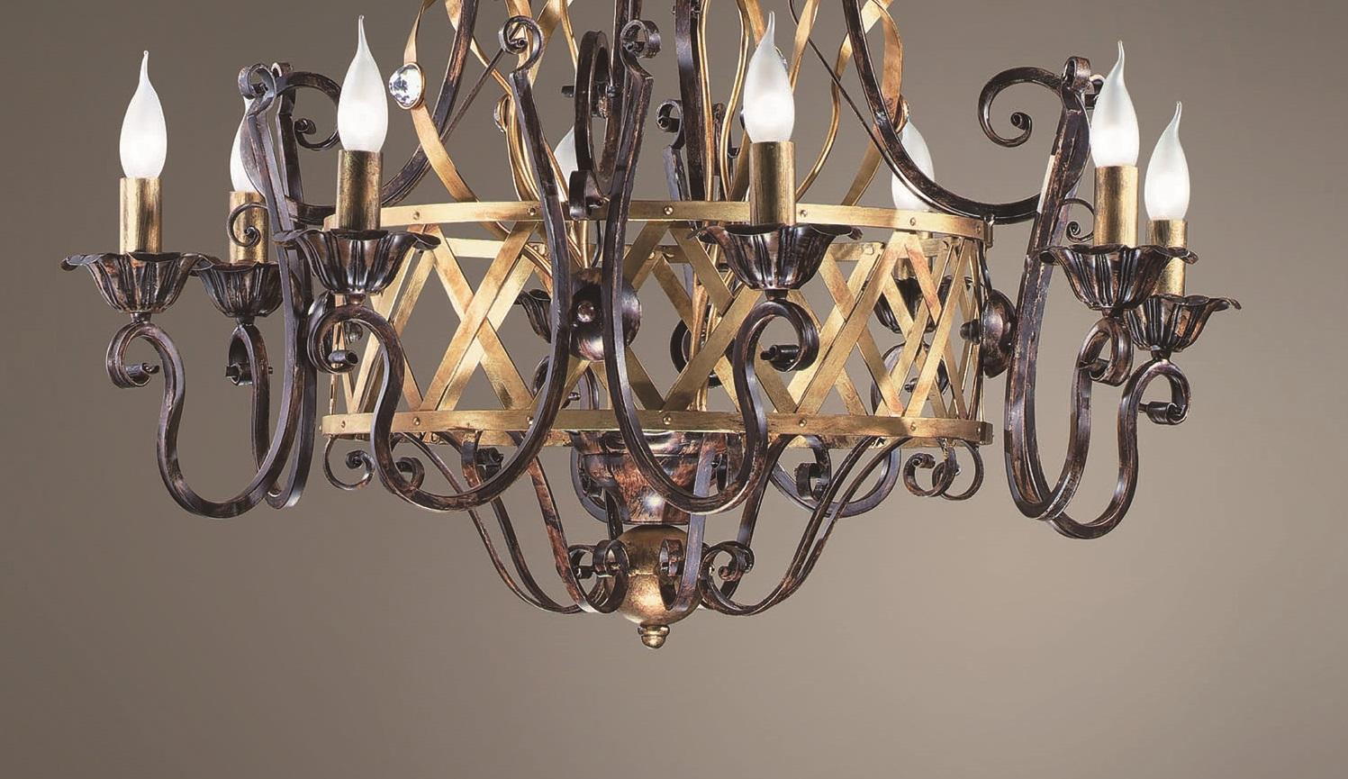 Lámpara Fleur Fiamme 8 de MM Lampadari Italiano en venta